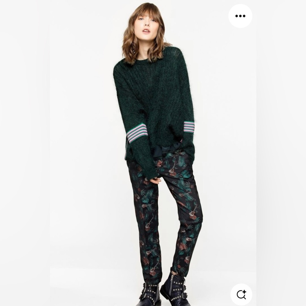NWOT Zadig &Voltaire Posh Jungle Trousers 25/26